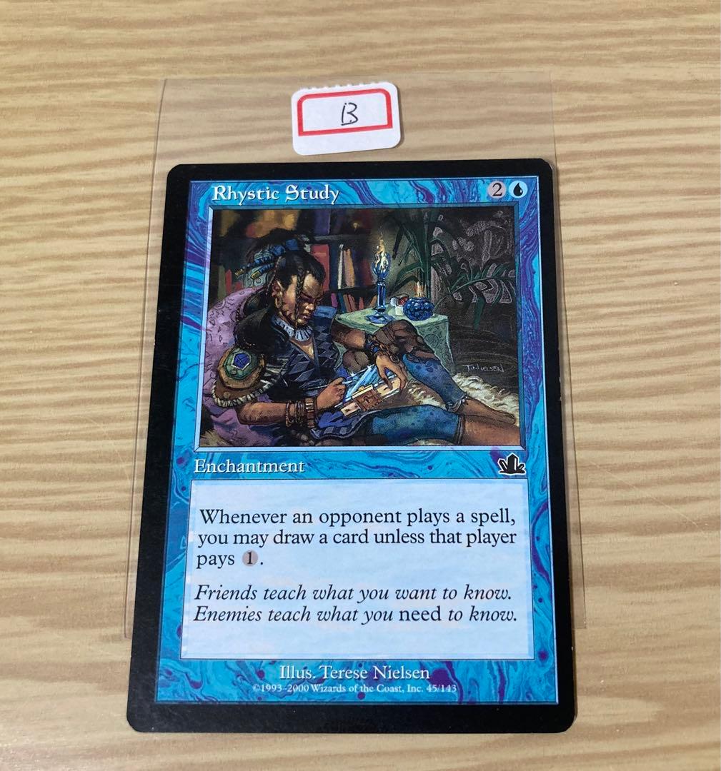 MTG：リスティックの研究 Rhystic Study／英語B - メルカリ