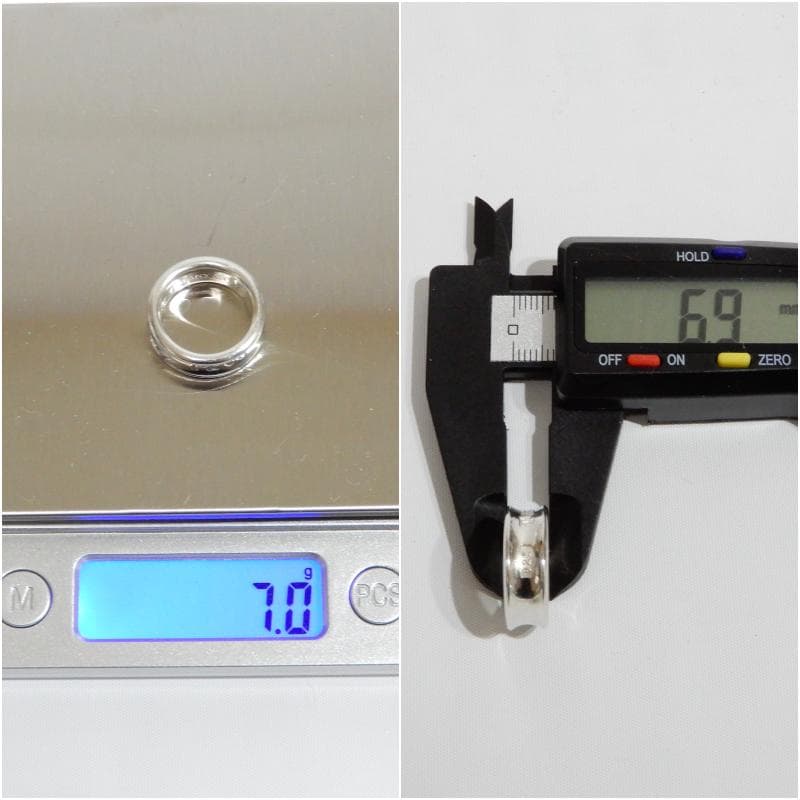 ティファニー　ナロー リング　7号 1837 シルバー　A02