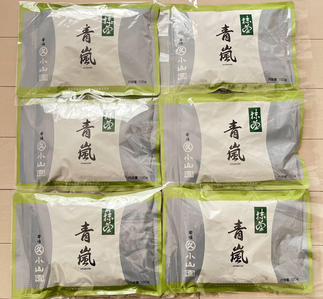 宇治 丸久小山園 抹茶 青嵐 100g袋入 【6袋セット】 Amazon.co.jp: 丸久小山園 抹茶/青嵐(あおあらし)100gアルミ袋入