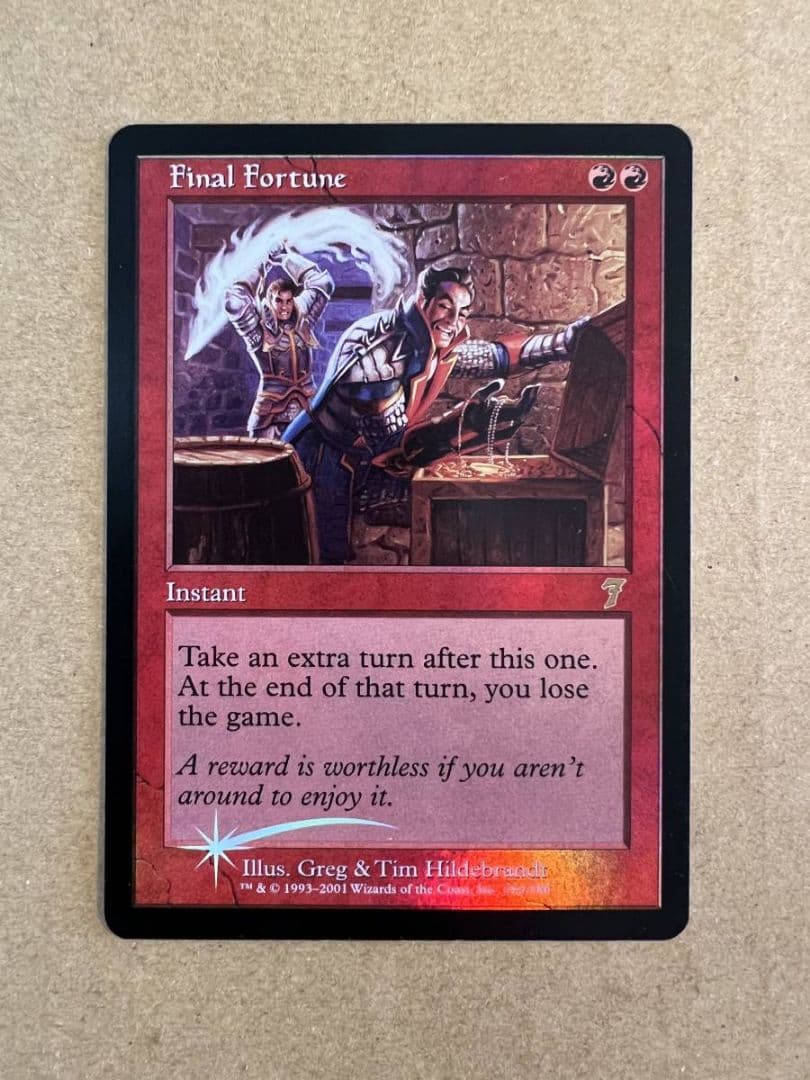 MTG 最後の賭けFinal Fortune 英語FOIL