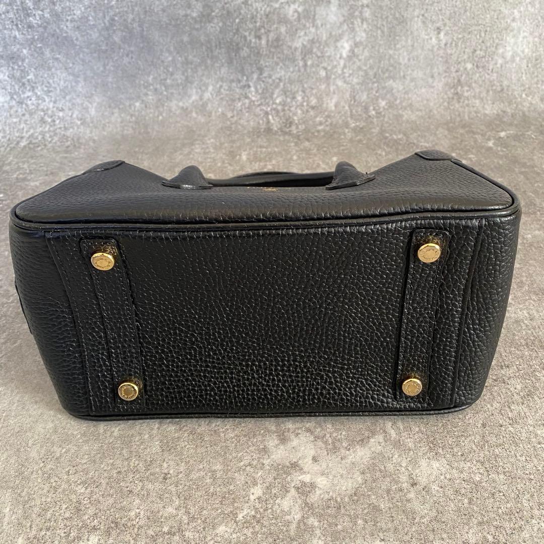 【極美品】ADMJ レザー トートバッグ 黒 ハンドバッグ ブラック