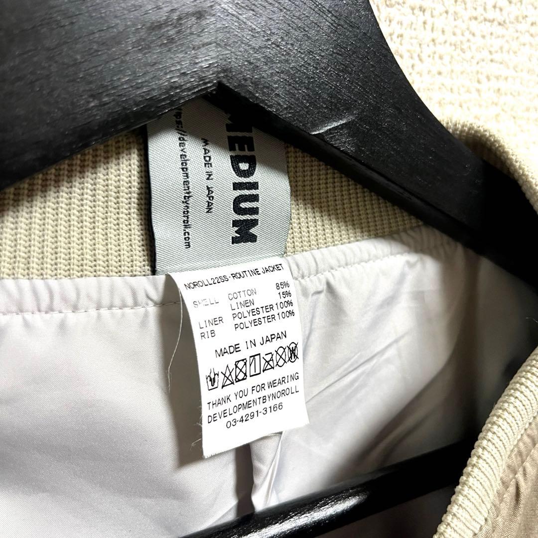 完売品《NOROLL》ROUTINE C/L JACKET Beige M