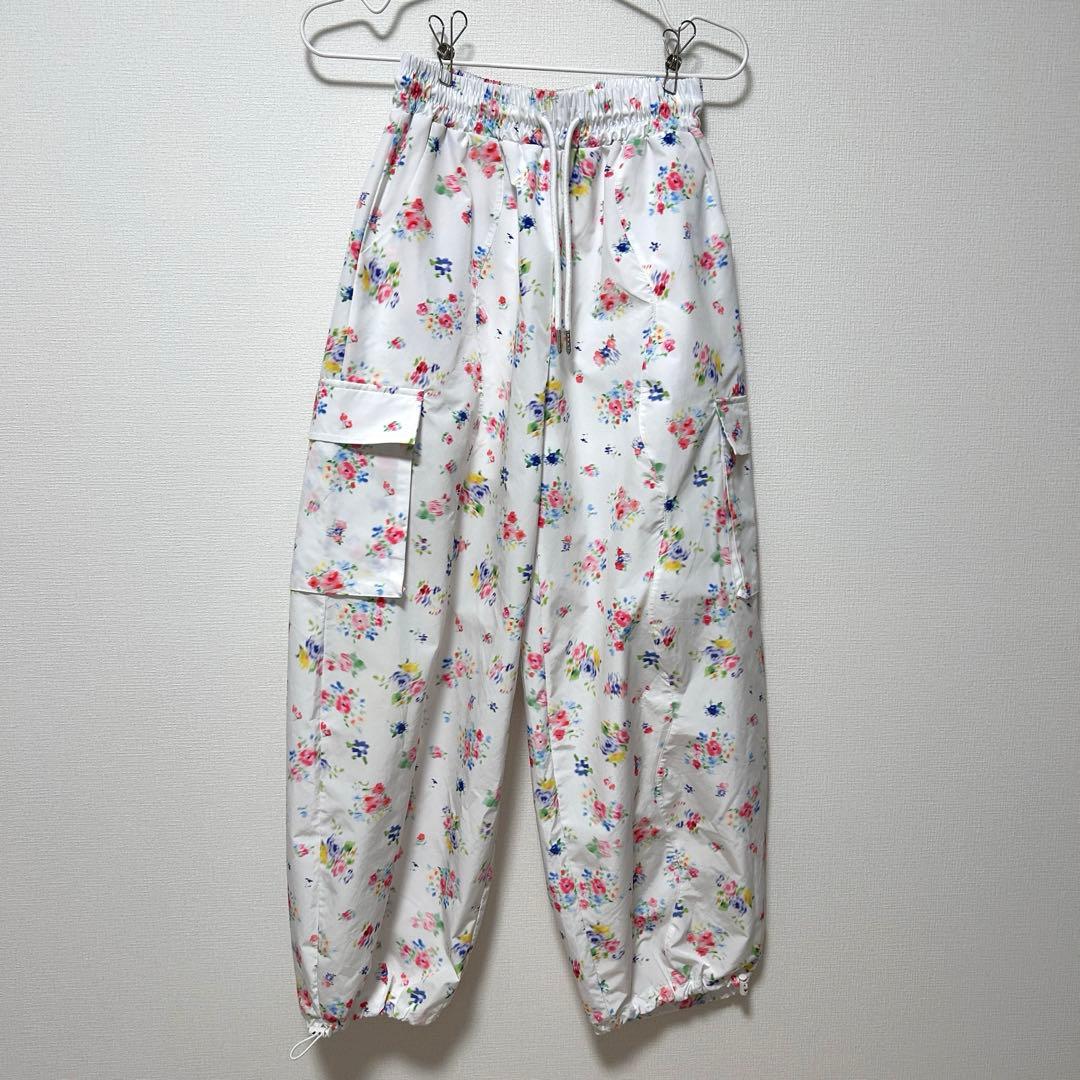 【POPPY】floral wave cargo (あさぎーにょ)