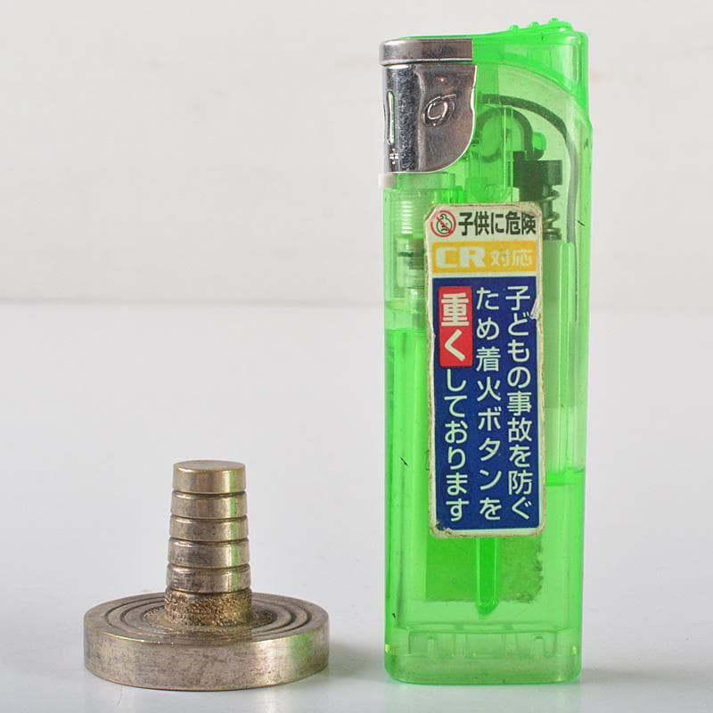 茶道具　古銅　独楽　茶釜　蓋置　時代箱　V　R6583