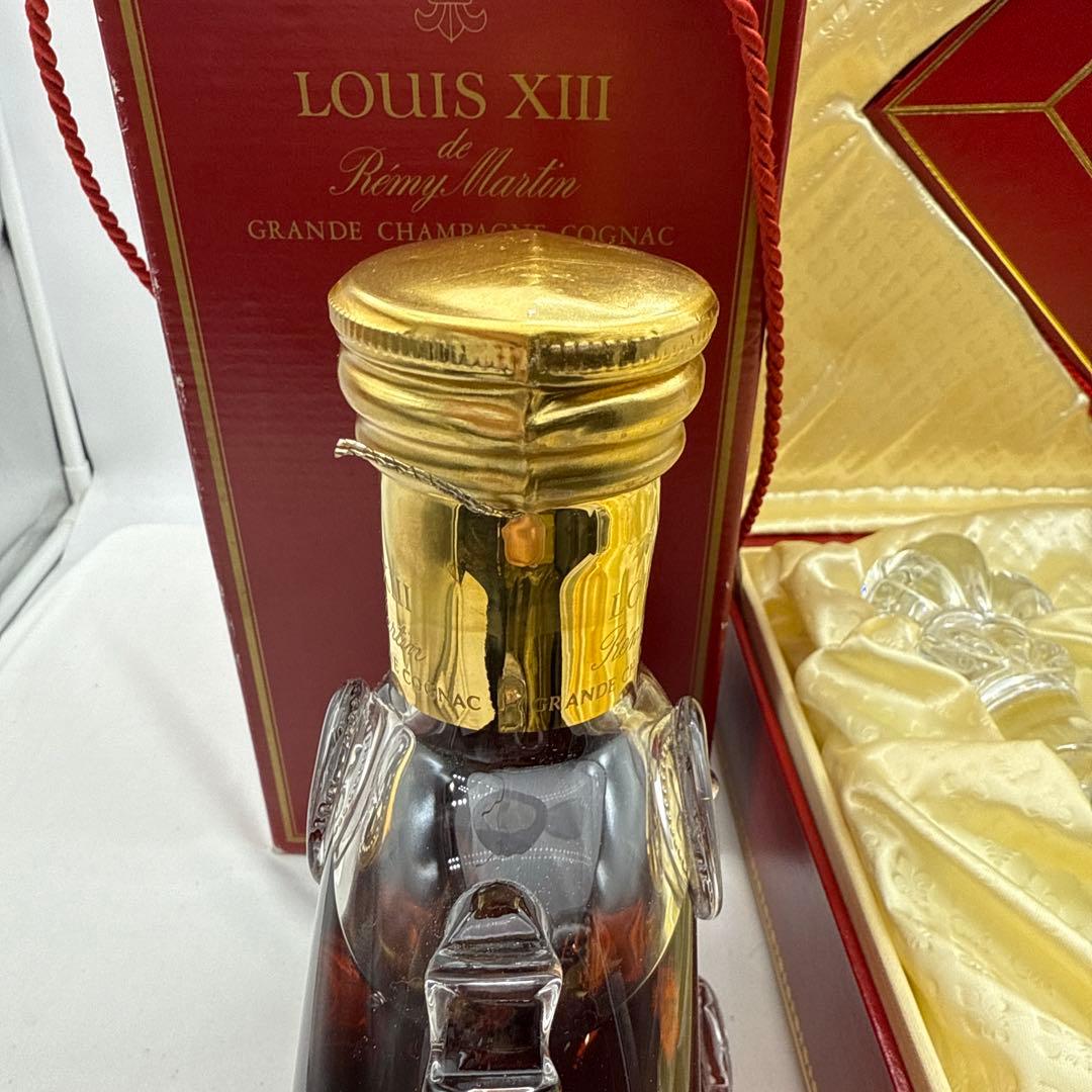 レミーマルタンルイ13世金キャップ四角形箱グランドシャンパーニュ古酒