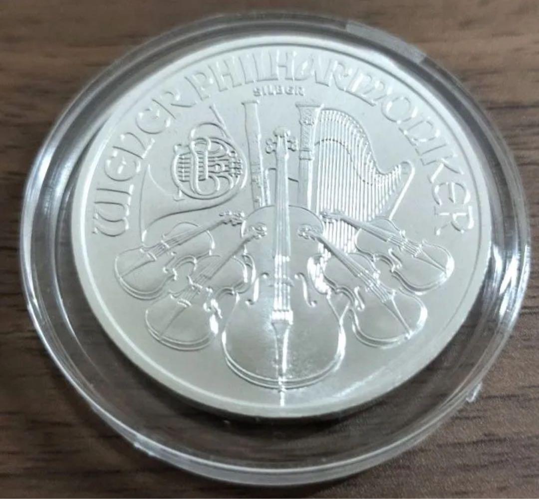 オーストリア　ウィーン　銀貨　1オンス　2022年　クリアケース付き
