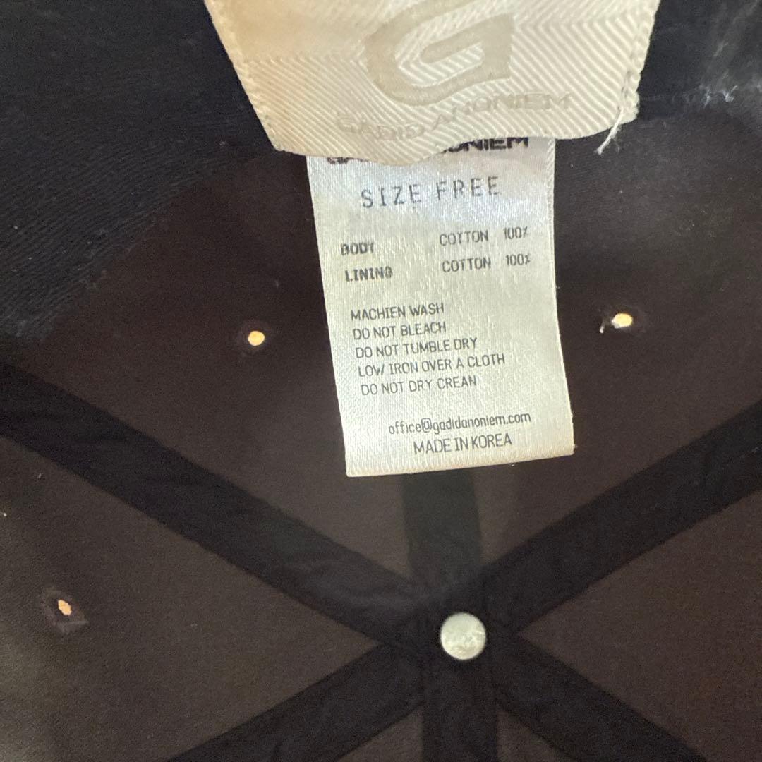 本日限定値下げ‼️ガディットアノニム　キャップ