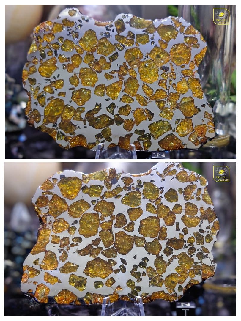 ★77.24g イミラック パラサイト 隕石 Imilac⭐⭐⭐