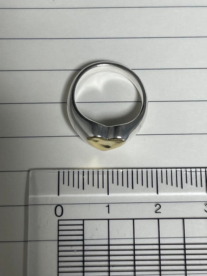 TEN. ハートシグネットリング MIX 5号