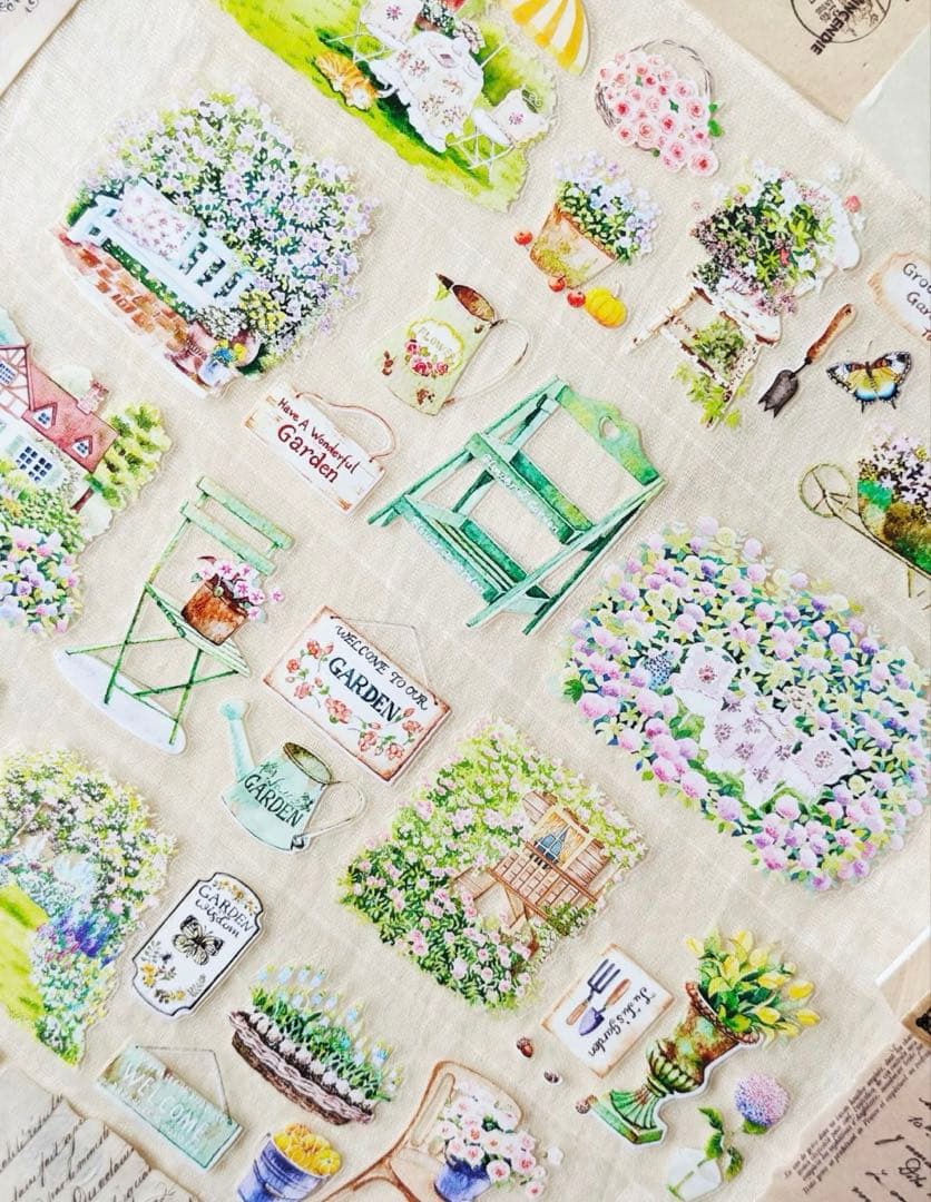 ⭐️SALE⭐️醒醒文创《杂货花园》海外マスキングテープ　マステ 【2437】