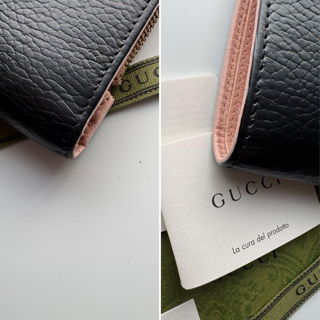 【美品】 158 GUCCI グッチ マーモント 2つ折り 財布