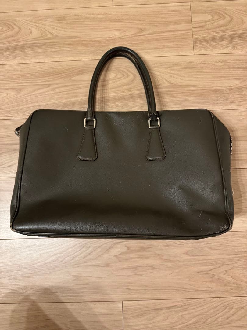PRADA プラダ サフィアーノレザー 三角ロゴ ビジネスバック ブリーフケース