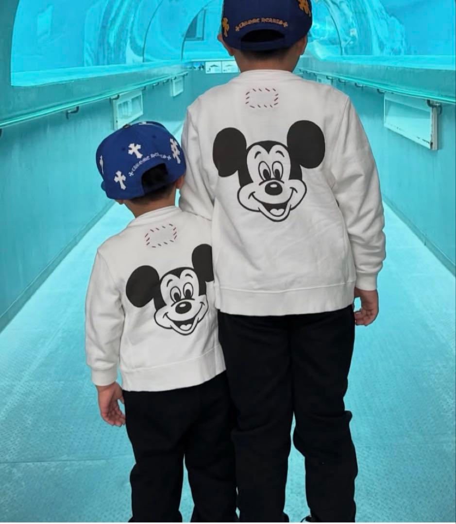 新品 別注 ロンハーマン ミッキー キッズ 130 L スナップカーディガン