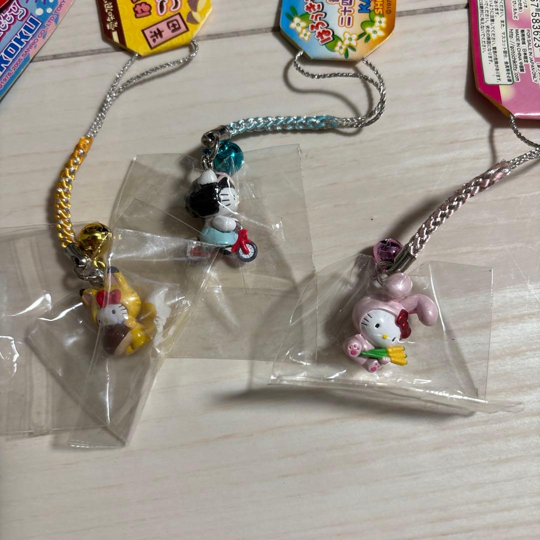 日*4様 ハローキティ ご当地限定キーホルダー 9個セット