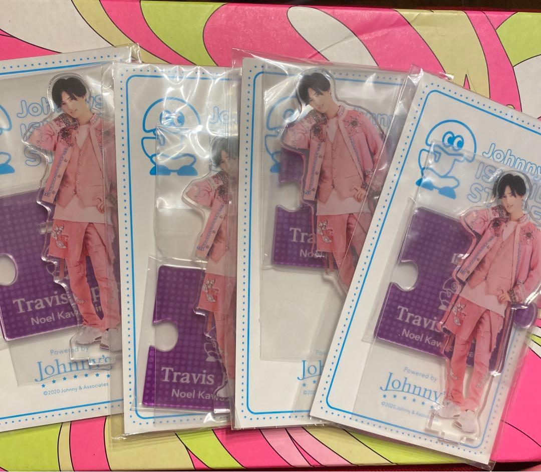 4個セット 川島如恵留 TravisJapan アクスタ アクリルスタンド Travis