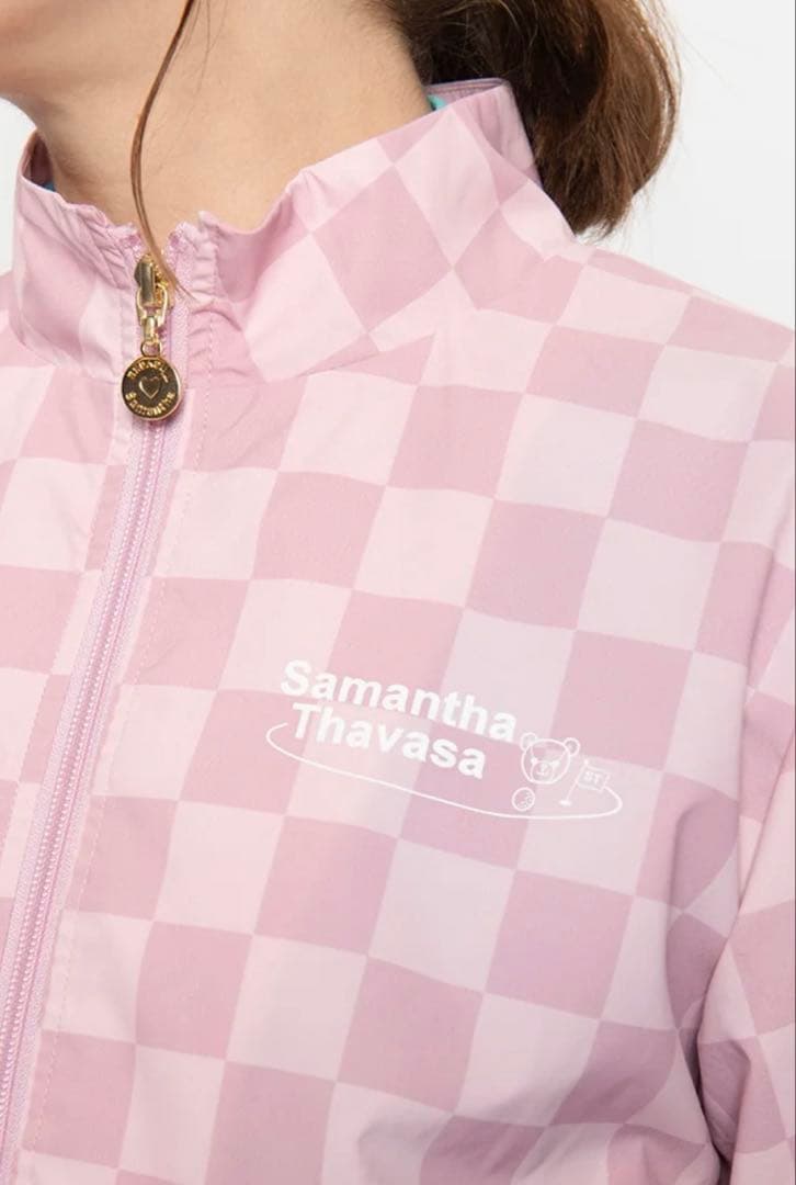新品タグ付き　Samantha GOLF チェックウインドブレイカー