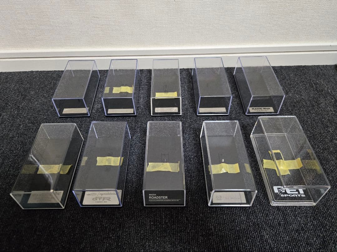 1/64 ディスプレイクリアケース 99個大量セット! おまけ付