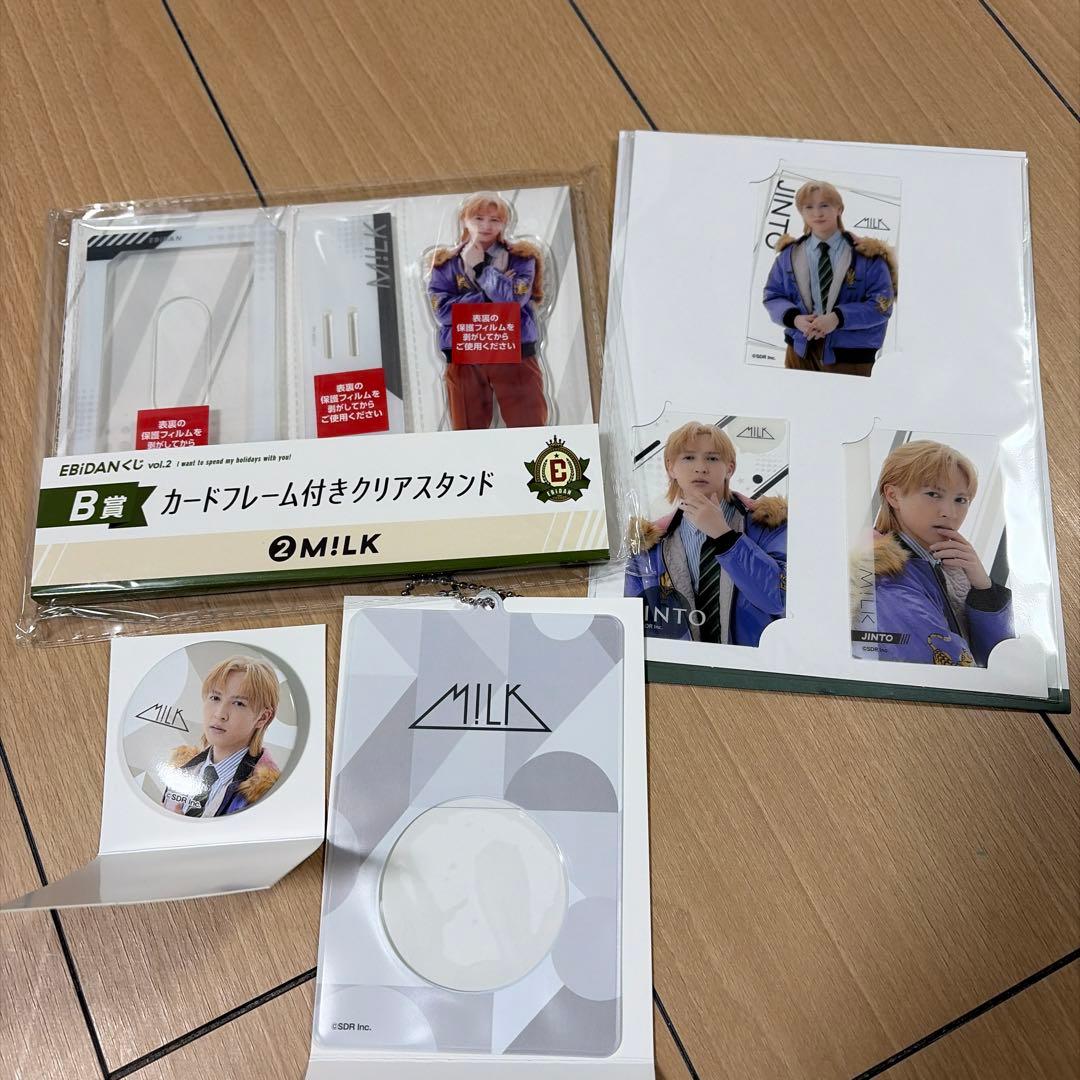 EBiDANくじ M!LK 吉田仁人 B.D.E賞セット EBiDANくじ D.E賞 M!LK 吉田仁人 ビジュアルクリアカード 缶バッジ