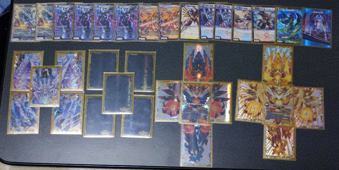 デュエルマスターズ 引退品まとめ売り デッキ10個&金トレジャーなど