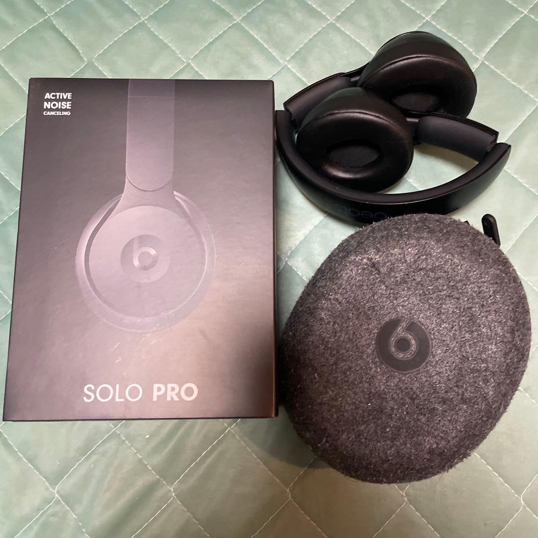 Beats Solo Pro ブラック ワイヤレスヘッドホン