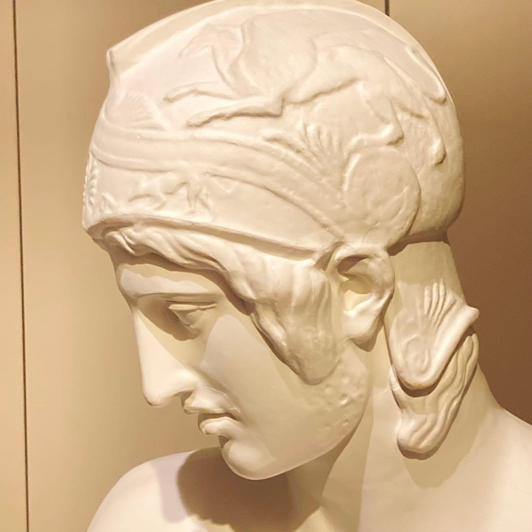 闘神 マルス胸像 石膏像