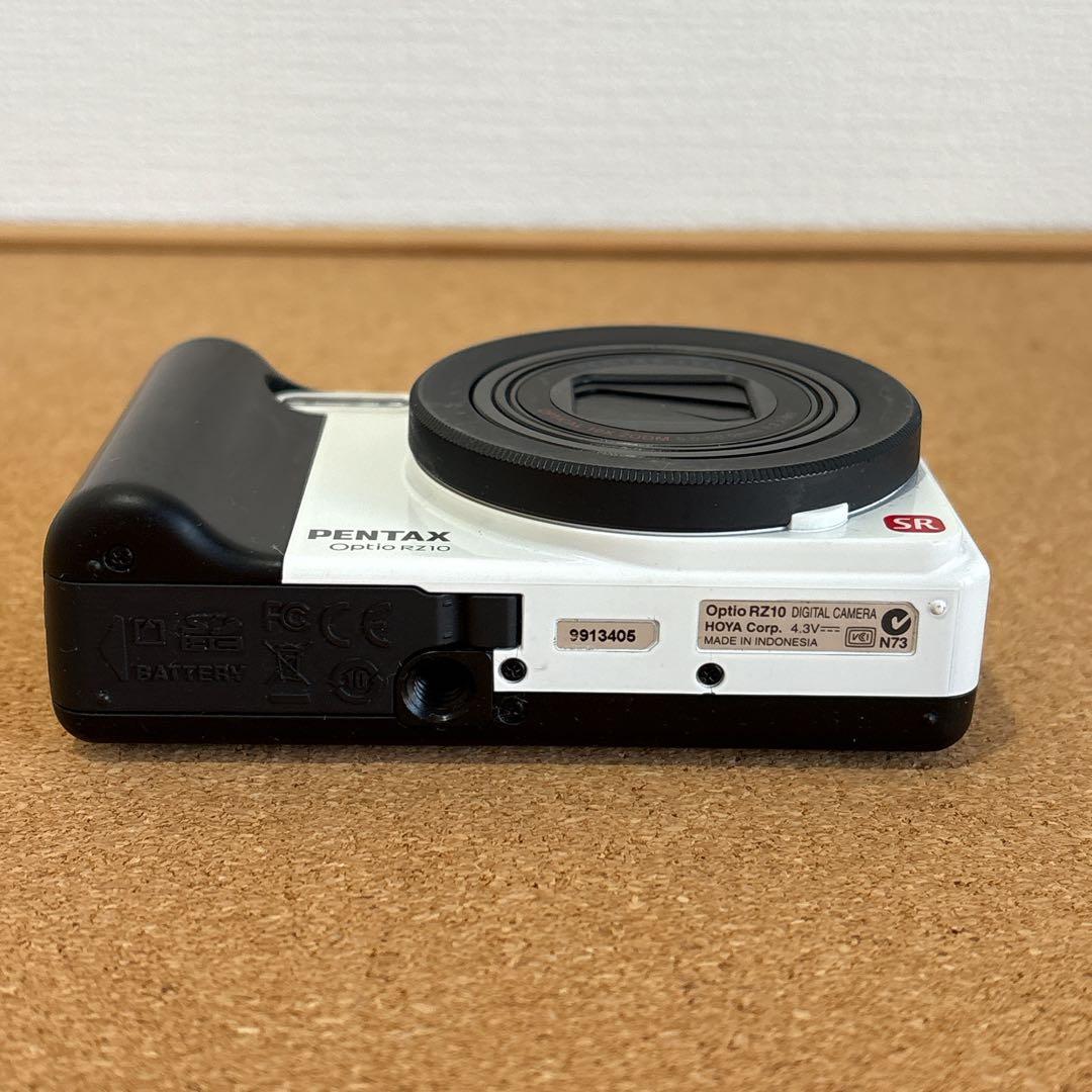 可愛いすぎるコンデジ】PENTAX optio RZ10 ホワイト - メルカリ