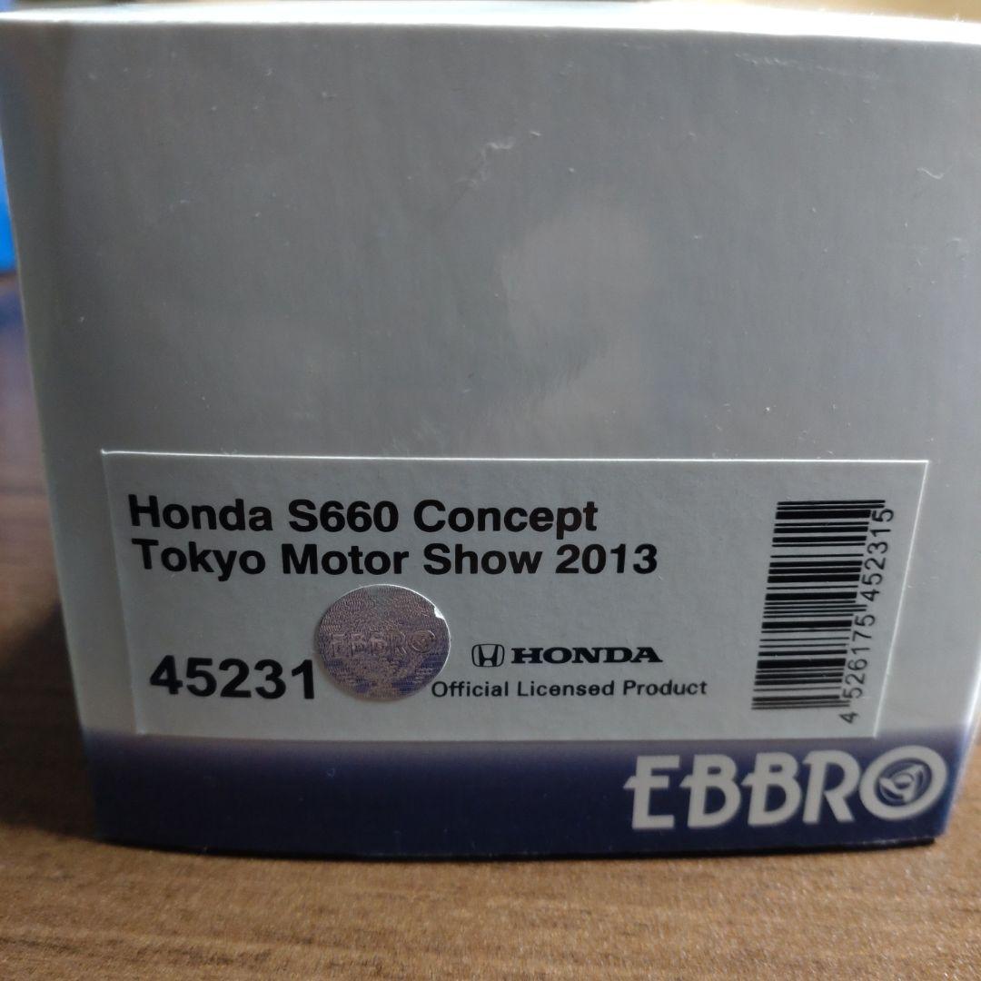 エブロ 1/43 ホンダ S660コンセプト パールホワイト