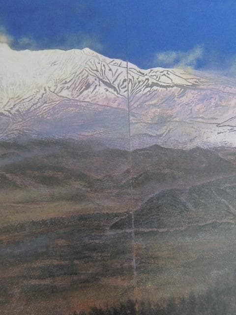 中村豪志、【日光連山・朝明】、希少な額装用画集より、新品額装付、状態良好