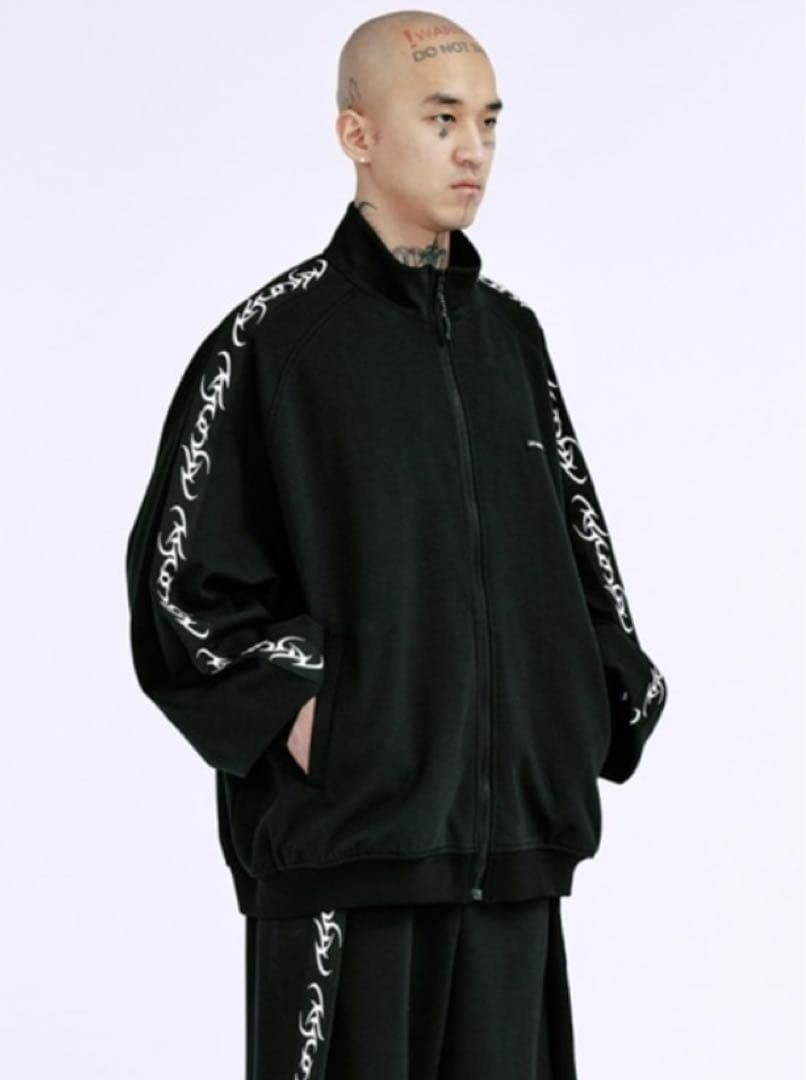 【AJOBYAJO】Oversized Raglan Track Jacket