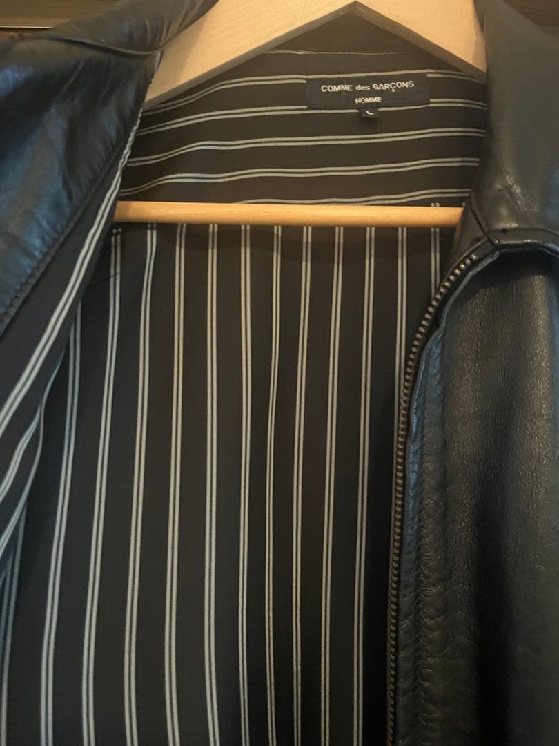 y*u様 コムデギャルソン オム レザージャケット