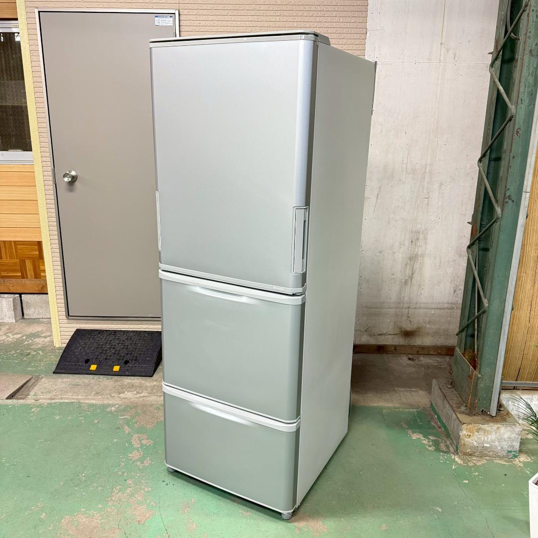 SHARP 冷蔵庫 大型 350L 2020年製 両開き3ドア KR0180