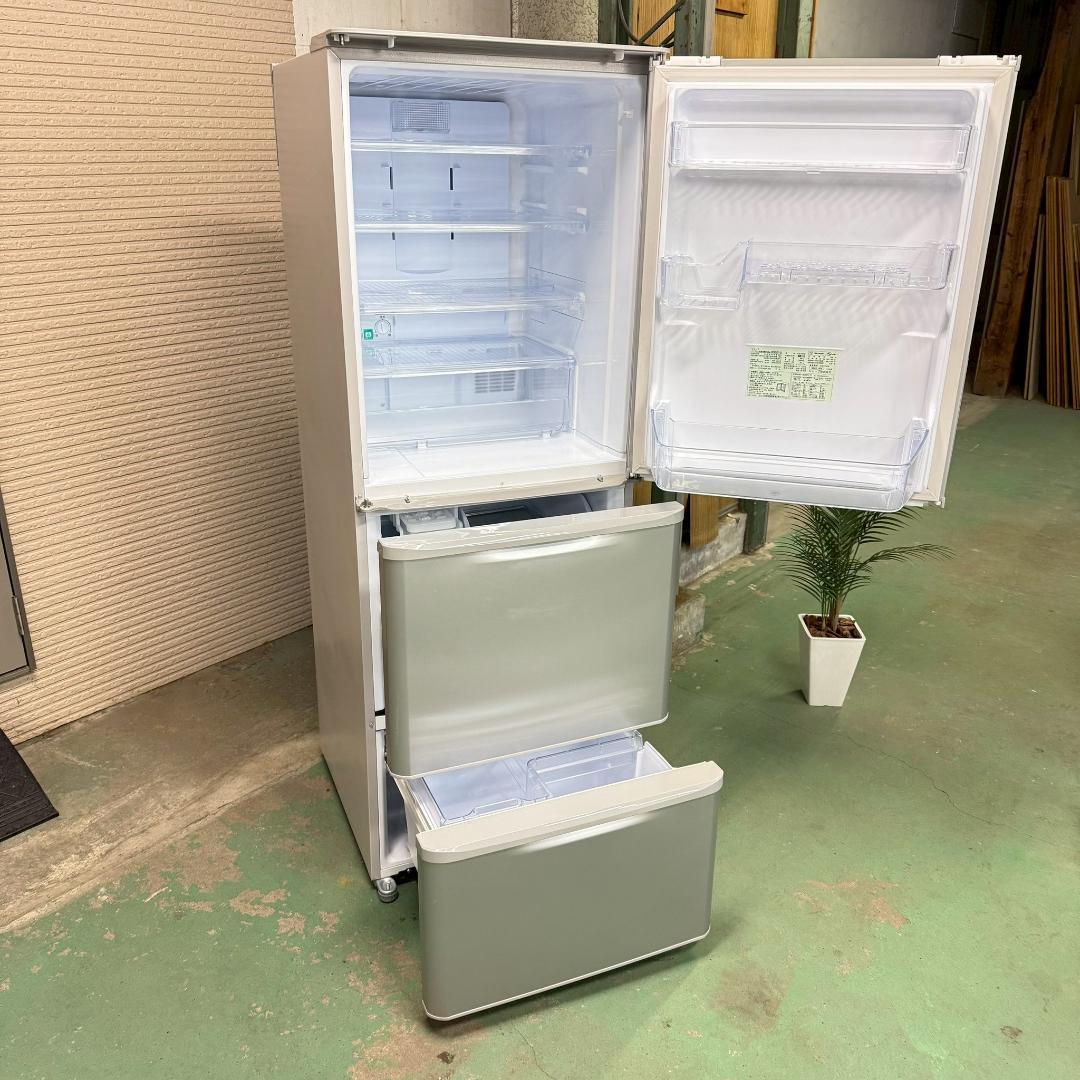 SHARP 冷蔵庫 大型 350L 2020年製 両開き3ドア KR0180