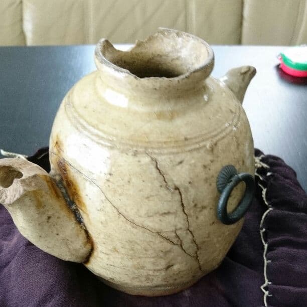 細川護光 信楽 香合 茶道具