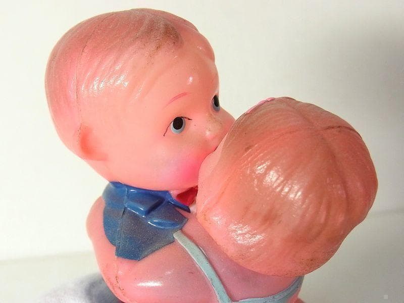 ダンシング カップル セルロイド おもちゃ 占領下日本製 ゼンマイ 戦後