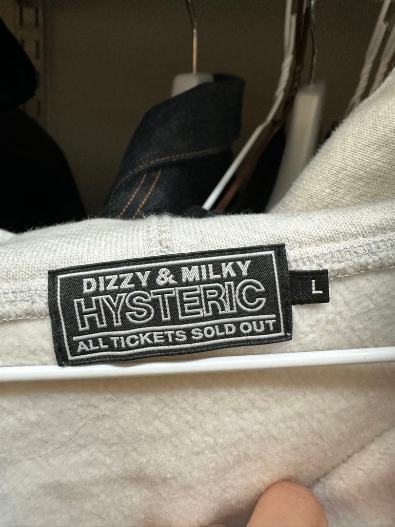 HYSTERIC GLAMOUR speedster L グレー パーカー