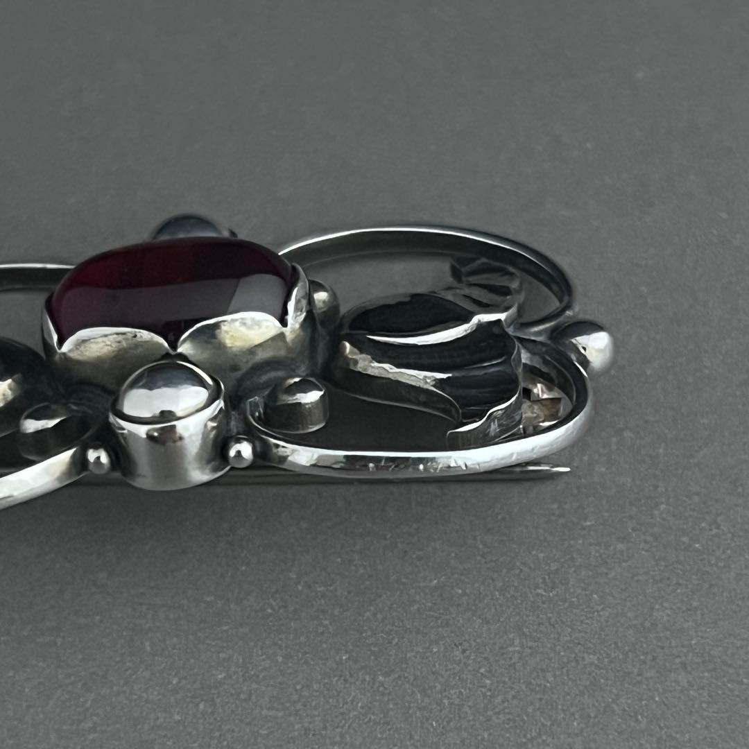 希少】ジョージ ジェンセン ブローチ #236A アンバー ヴィンテージ