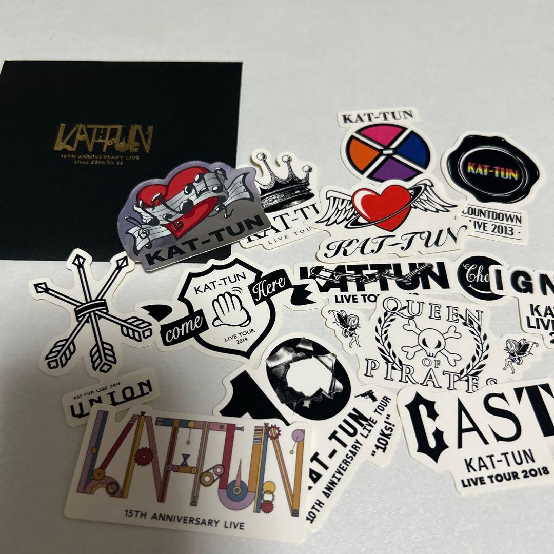 KAT-TUN ステッカーセット 15周年ライブ 歴代ロゴ - メルカリ