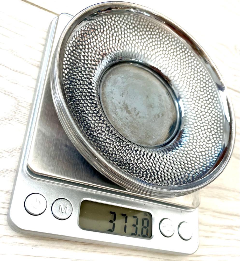 茶托　純銀　箱あり　373.8g