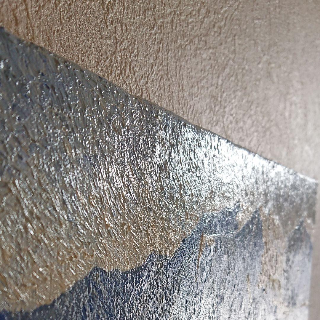 油絵「ニセイカウシュペ山」