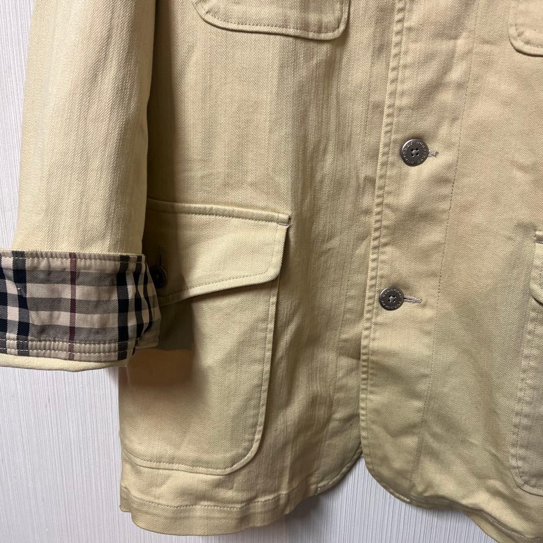 新品タグ付 バーバリー ジャケット サイズL メンズ ベージュ ノバチェック