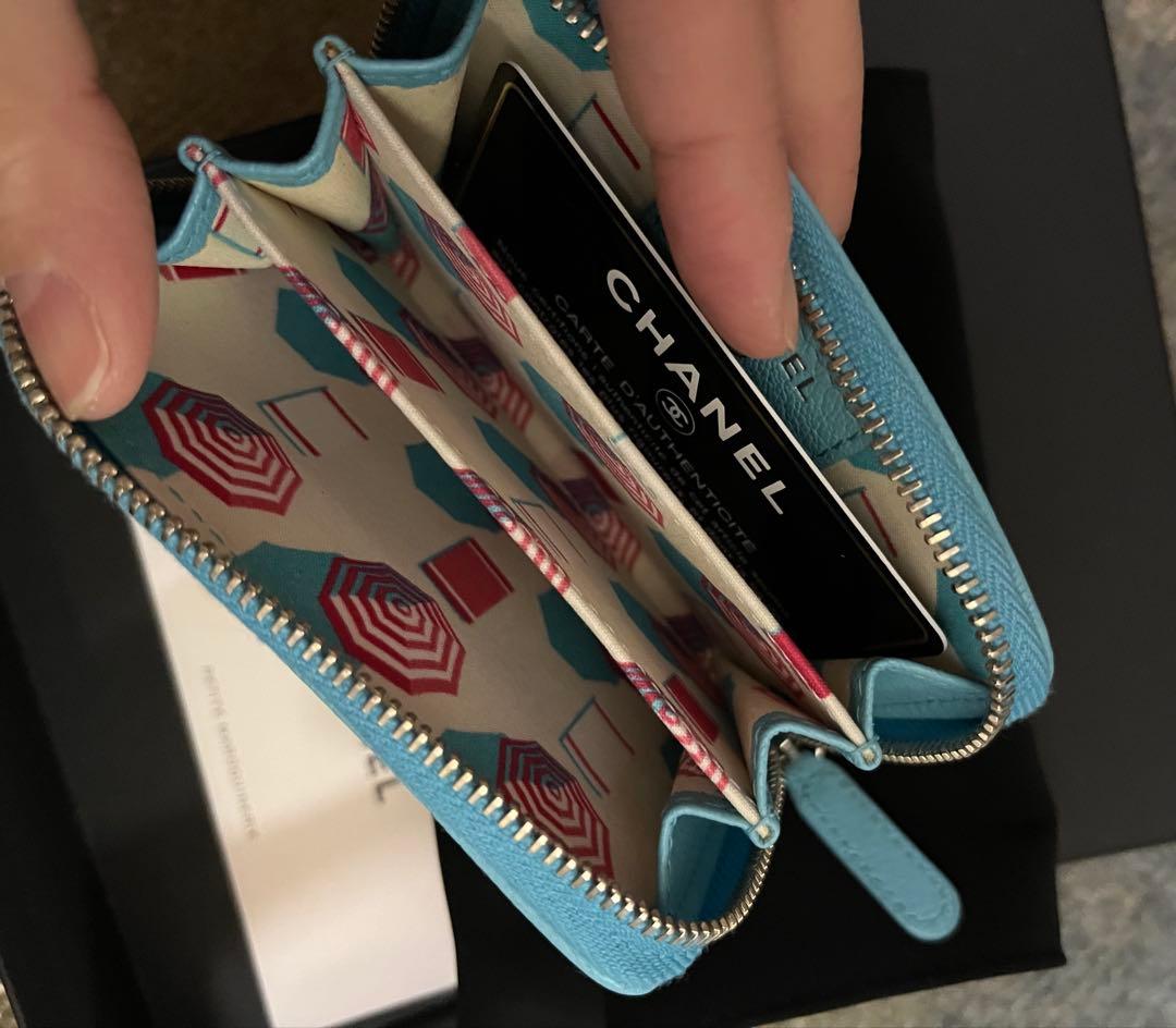 新品！シャネル★ケース財布ミニウォレット★証明証写真追加