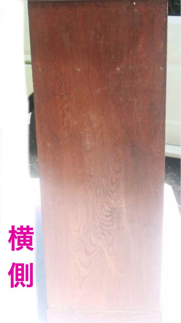 皇室御用達☆天然 最高級 宝物扱い 黒柿☆コンパクト飾り収納棚☆補償