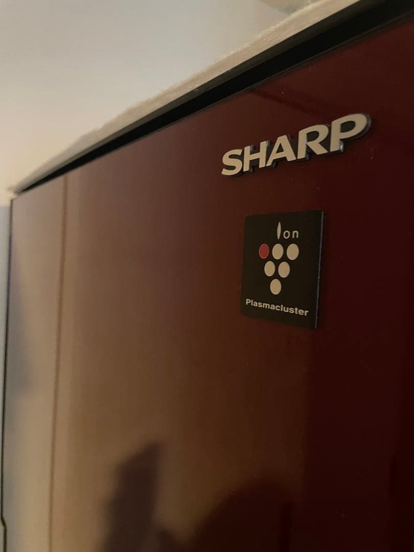 【MI】　　SHARP SJ-GW36D 冷蔵庫 赤　プラズマクラスター