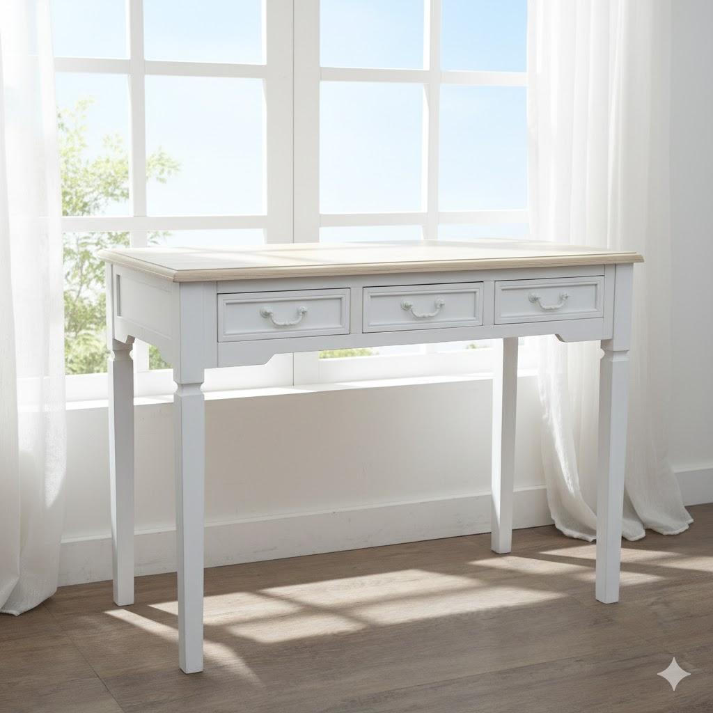 【新品・未使用】　シャビー　アンティーク調　コンソールデスク　幅　100cm