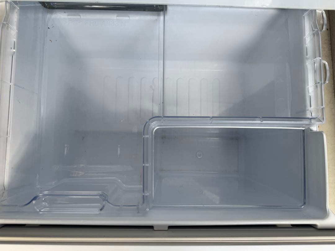 両開きシャープ 3ドア冷蔵庫 SJ-GW35G 350L 2021年製