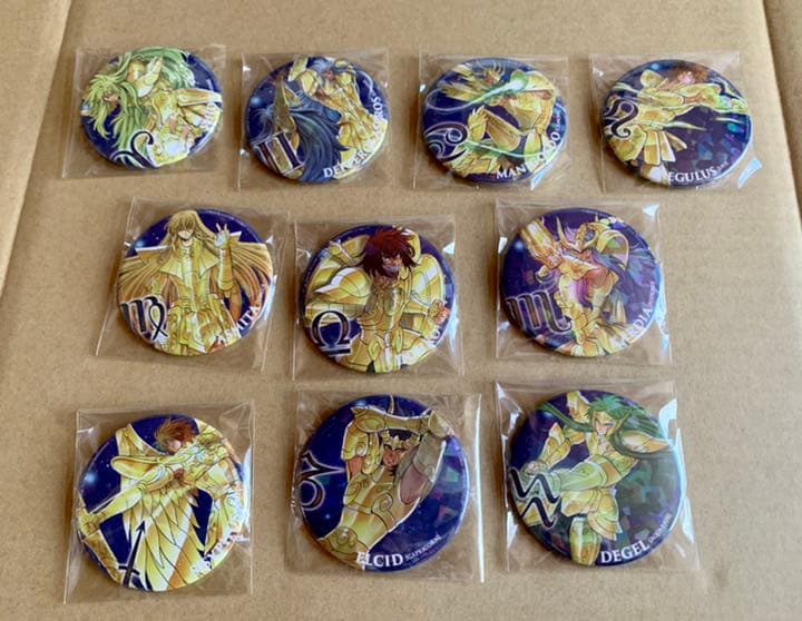 聖闘士星矢THE LOST CANVAS 冥王神話 限定缶バッジセット