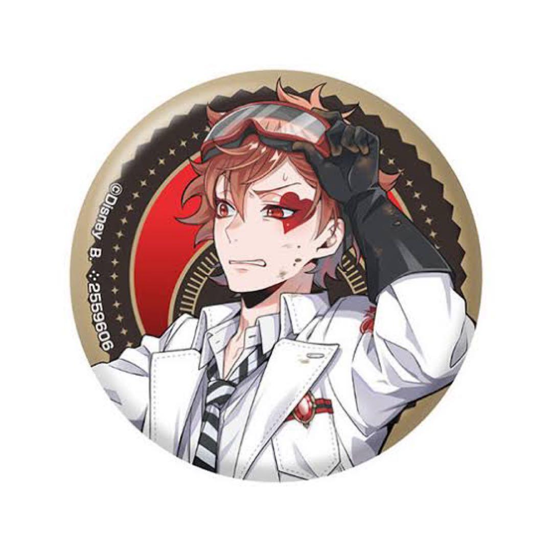 ミ*ミ様 ツイステ エース・トラッポラ グリッター カプ缶 実験着 缶バッジ 痛