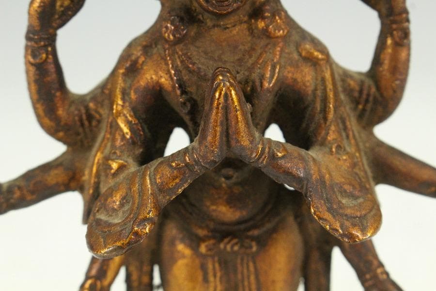 仏教美術 ガンダーラ 銅仏像(K-XA901) - メルカリ