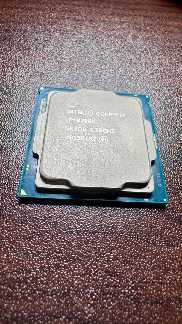 CPU Intel Core i7-8700K CPU 3.7GHz