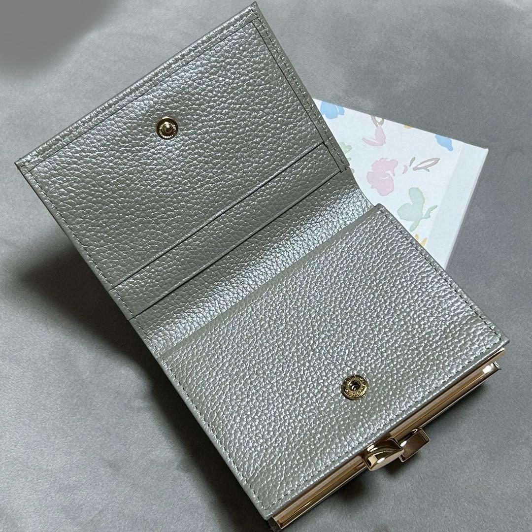 皇居財布 二つ折り財布 シルバー - メルカリ